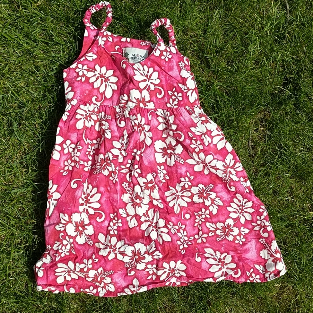 Hawaiian print dress that was made in Hawaii